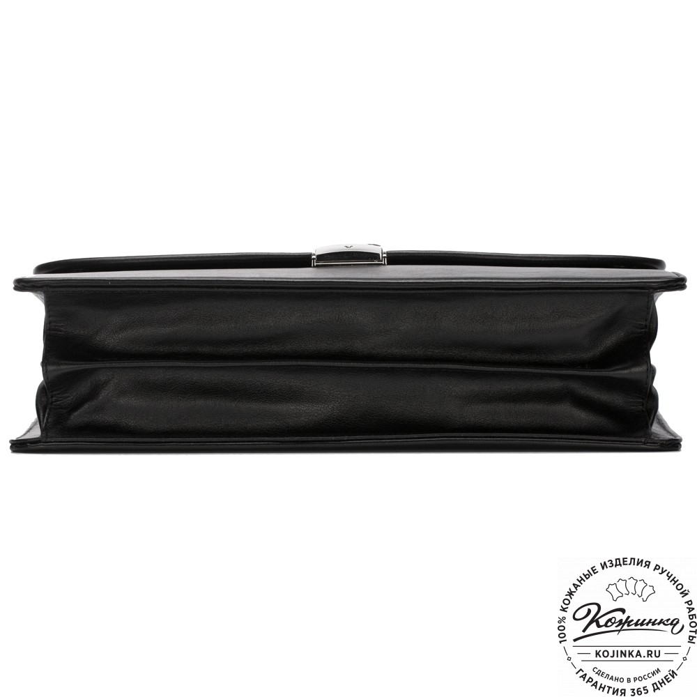 Кожаный портфель "Брест" (черный)